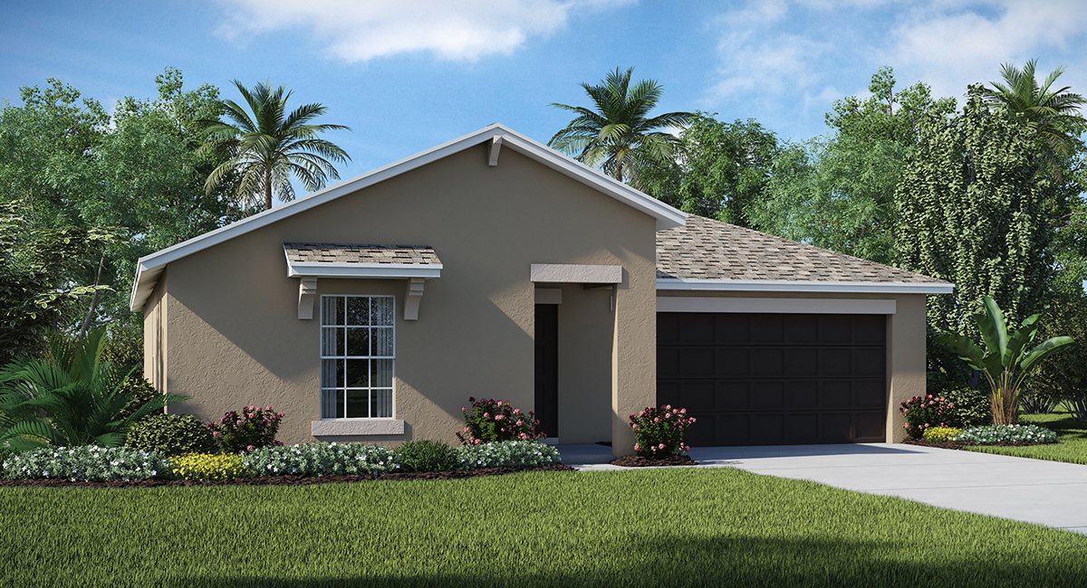 Ayersworth The Dover 1,556 sq. ft. 3 Bedrooms 2 Bathrooms 2 Car Garage 1 Story Wimauma Fl