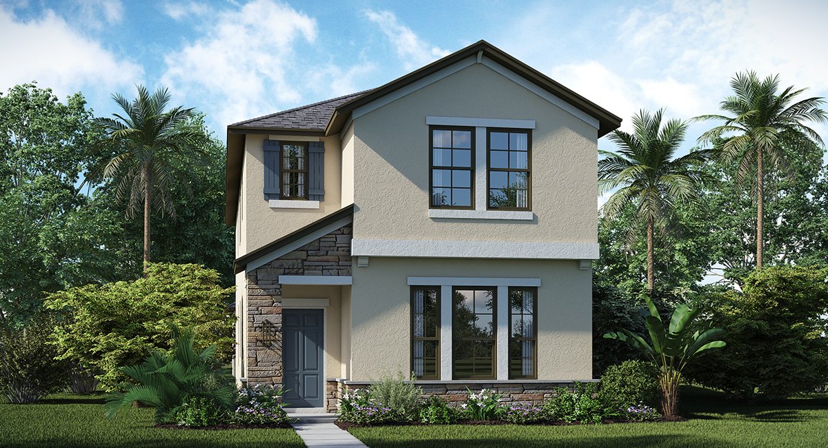 The Arbors at Wiregrass Ranch The Hickory 1,982 sq. ft. 3 Bedrooms 2 Bathrooms 1 Half bathroom 2 Car Garage 2 Stories Wesley Chapel Fl