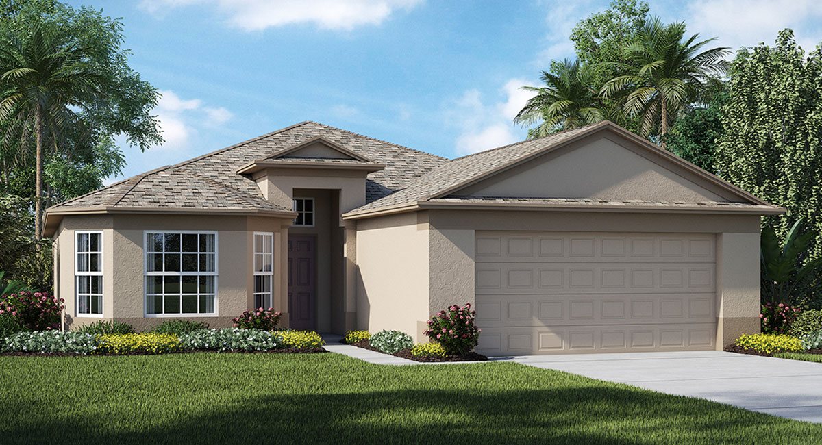 Stonegate-At-Ayersworth The Oakmont 1,724 sq. ft. 3 Bedrooms 2 Bathrooms 2 Car Garage 1 Story Wimauma Fl