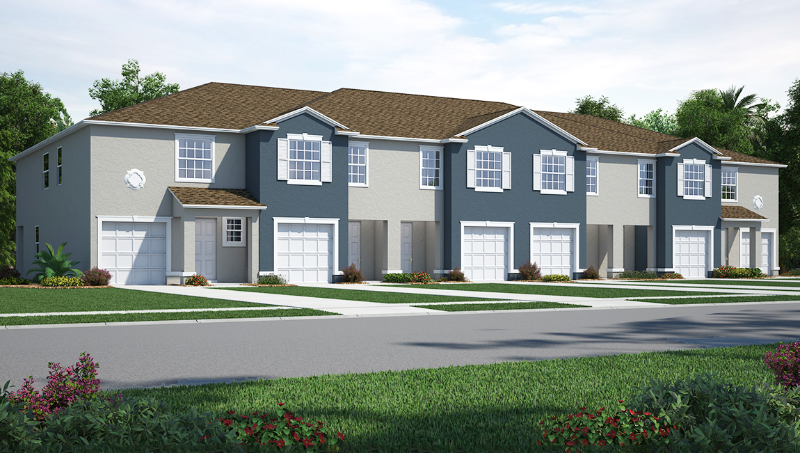 Osprey Lakes Townhomes Riverview Florida New Town Homes