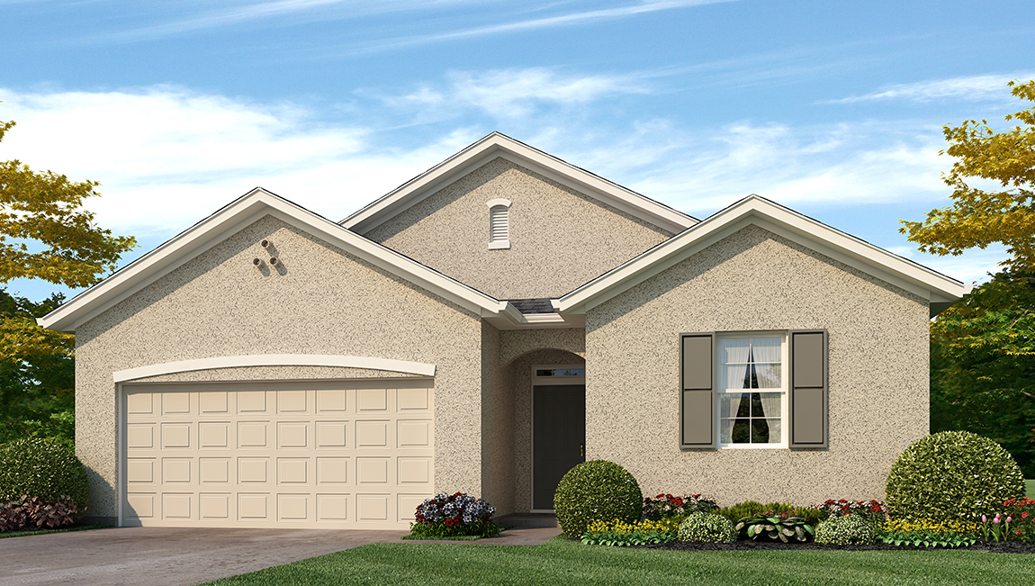 Park Creek The Neuville 1,751 square feet 4 bed, 2 bath, 2 car, 1 story Riverview Florida